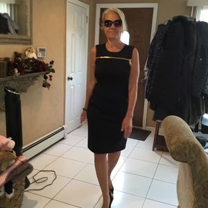 Black Sleeveless Cocktail Dress